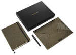 Набор Moleskine LE Prescious & Ethical Shine ежен/перьевая ручка Kaweco/папка-конверт XLarge золотистый (LEHSHINEUNDBUNDG)