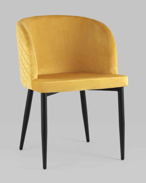 Стул Оскар велюр оранжевый