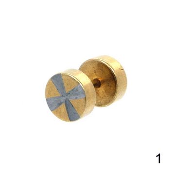 Серьга-обманка золотая ( в ассортименте )