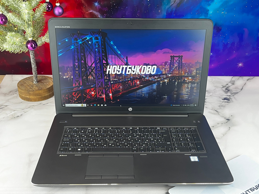 HP ZBook 17 G3 Ноутбук 17.3", Intel Core i7-6820HQ, Windows Pro, черный, черно-серый, Русская раскладка
