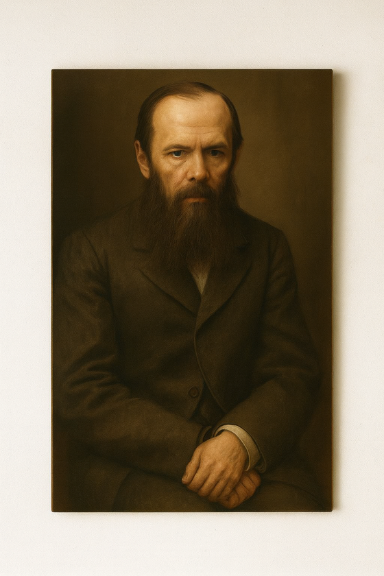 Картина на доске "Федор" печать ДТФ