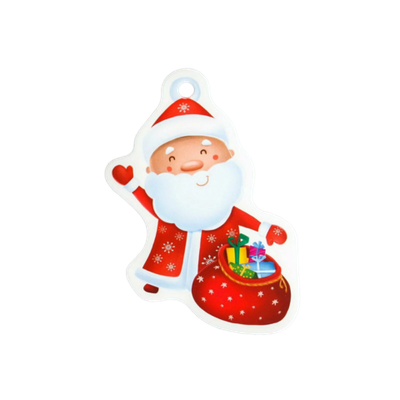 Шильдик на подарок Новый год «Дед мороз», 6,5 х8,2 см