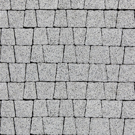 Тротуарная плитка АНТИК - Стоунмикс Белый с черным, комплект из 5 видов плит