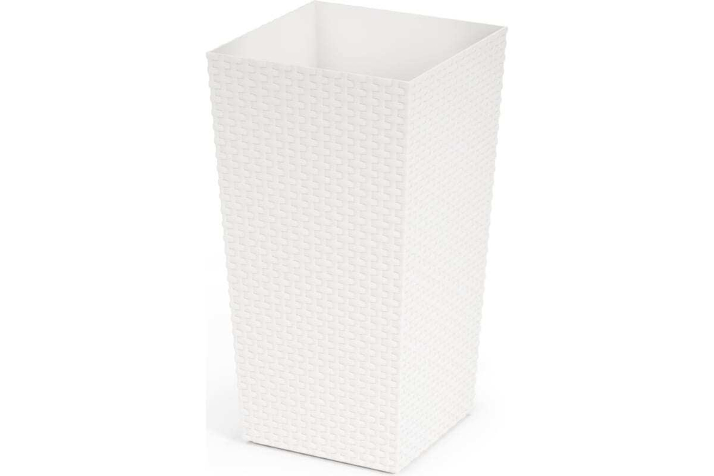 КАШПО НАПОЛЬНОЕ АЛЬТЕРНАТИВА РОТАНГ 340Х320Х615ММ БЕЛ М7128