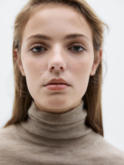 Massimo Dutti Водолазка из 100% кашемира - Limited Edition, норка