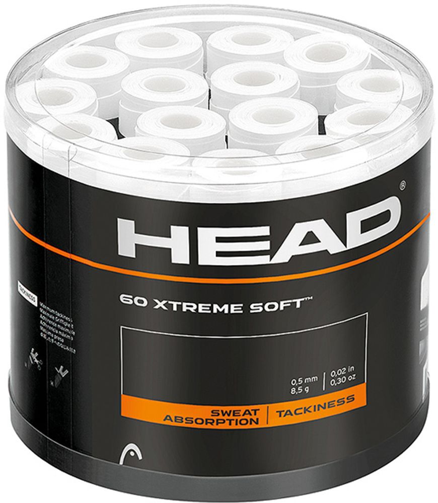 Намотки теннисные Head Xtremesoft white 60P