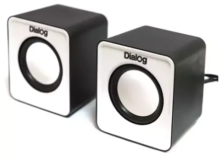 Колонки  Dialog AC-02UP black/white, 6Вт