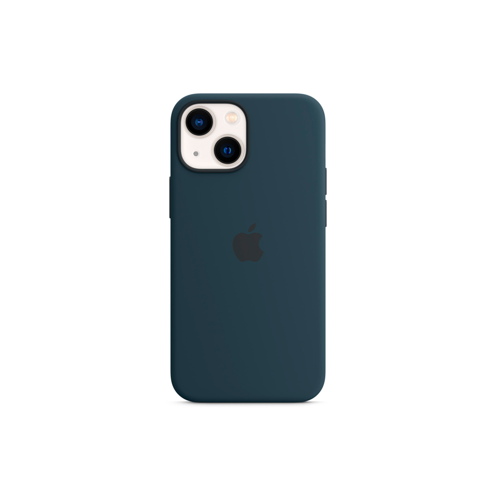Силиконовый чехол с поддержкой MagSafe Apple Silicone Case для iPhone 13 mini, Abyss Blue (Синий омут)