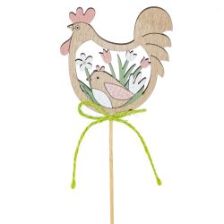 GAEM Изделие декоративное (вставка) "Курица" (7,5*0,5*8), L7,5 W0,5 H31 см