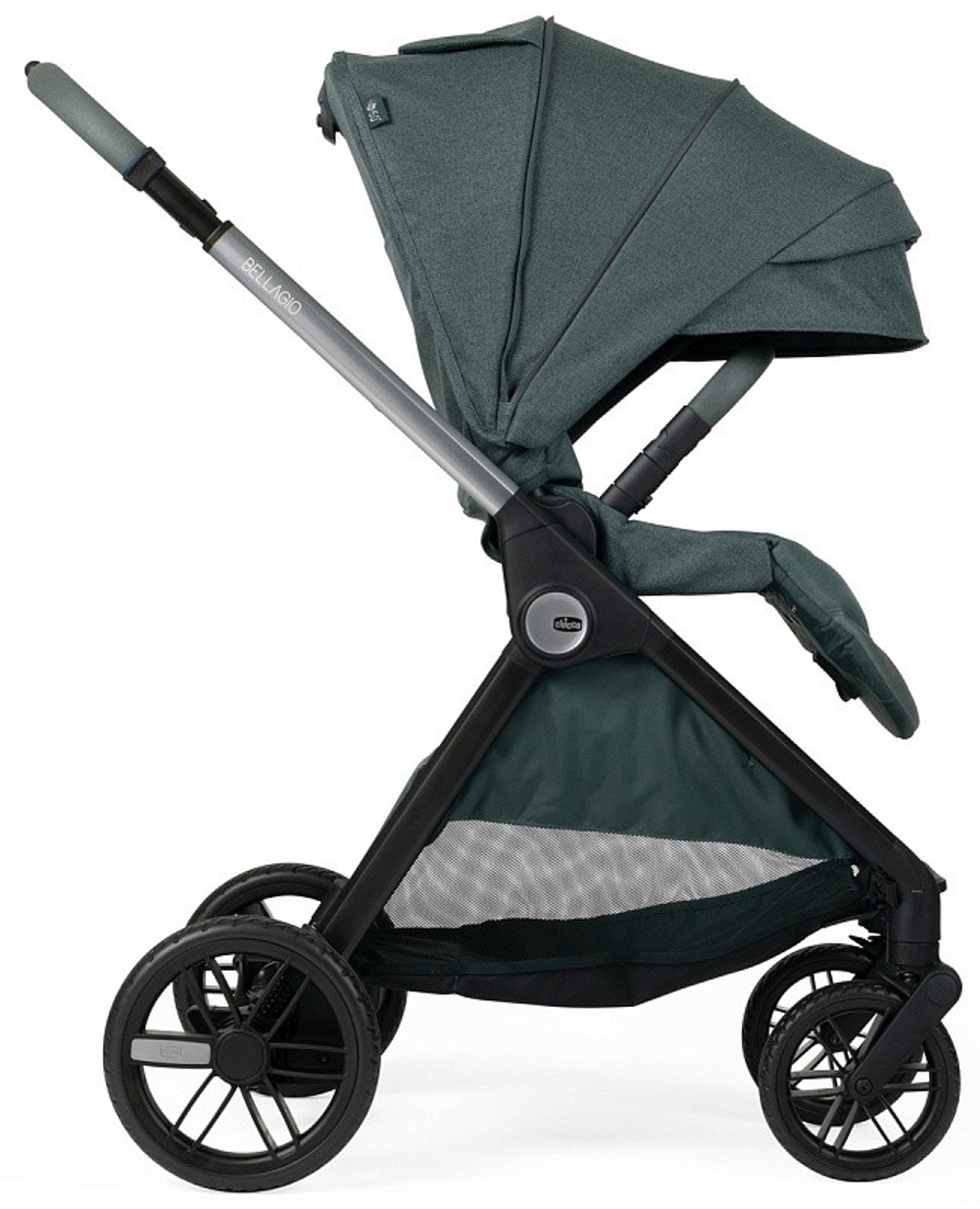Коляска Chicco Bellagio 3 в 1 с автокреслом Kory Plus Black Satin Fir Tree