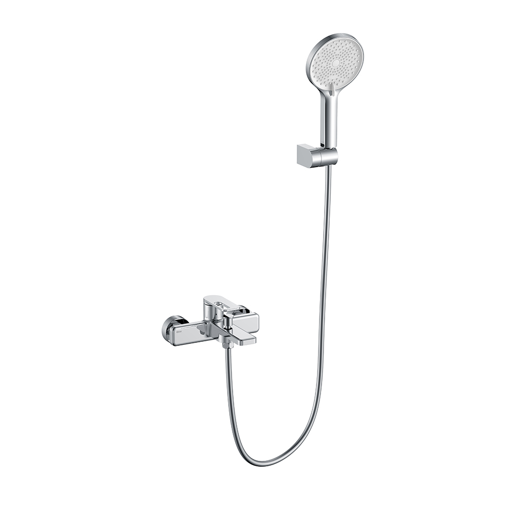 Смеситель для ванны Black&White GL-9101-C (душевой шланг и лейка в комплекте)