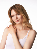 Браслет на руку чешское стекло хамелеон