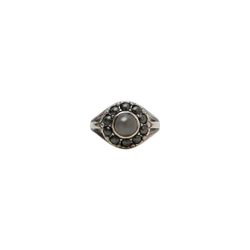 "Бариэри"  кольцо в серебряном покрытии из коллекции "Франциска" от Jenavi