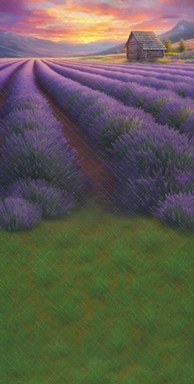 Лаванда №1 - фон неопреновый