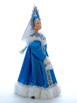 Кукла интерьерная Снегурочка под ёлку в русском костюме