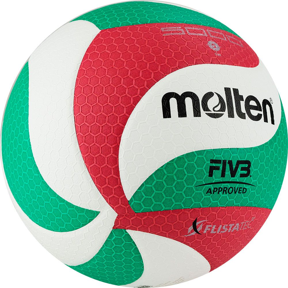 Мяч волейбольный MOLTEN V5M5000-DE размер 5, FIVB Approved
