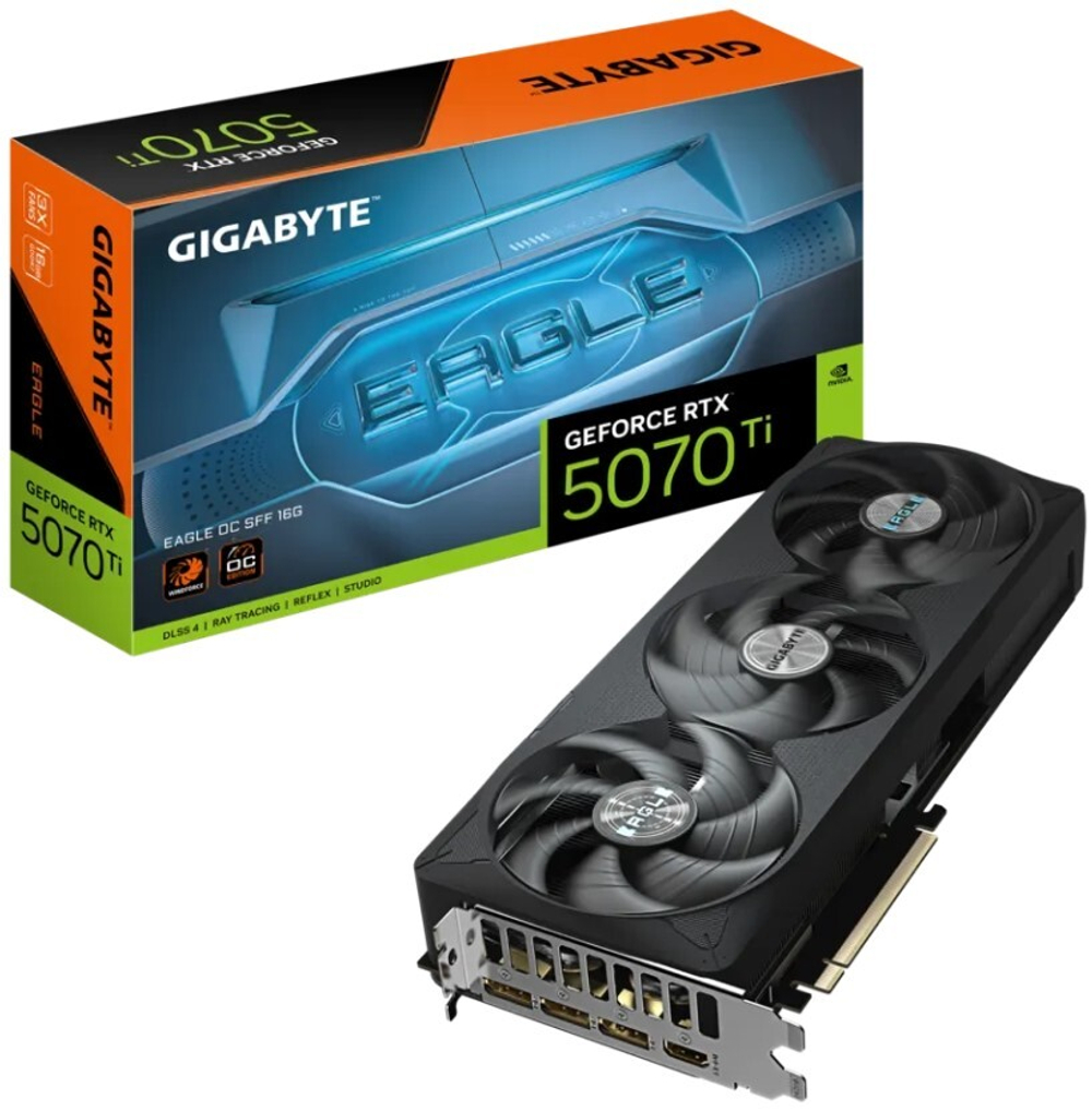 Видеокарта PCI-E GIGABYTE GeForce RTX 5070 TI EAGLE OC (GV-N507TEAGLE OC-16GD)