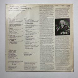 Винтажная виниловая пластинка LP Ludwig Guttler Erschallet, Trompeten (ГДР 1985)