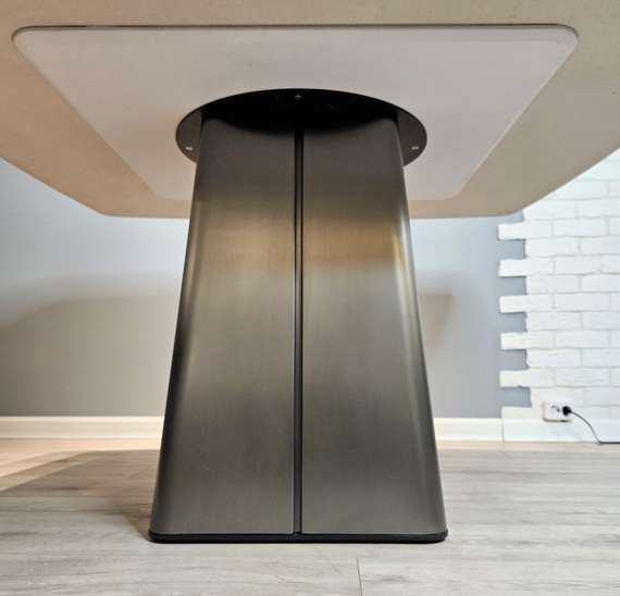 Стол Icon Square, 135х135 см, керамогранит Calacatta