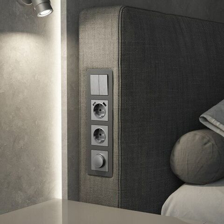 Рамка на 4 поста Acrylic (графит)