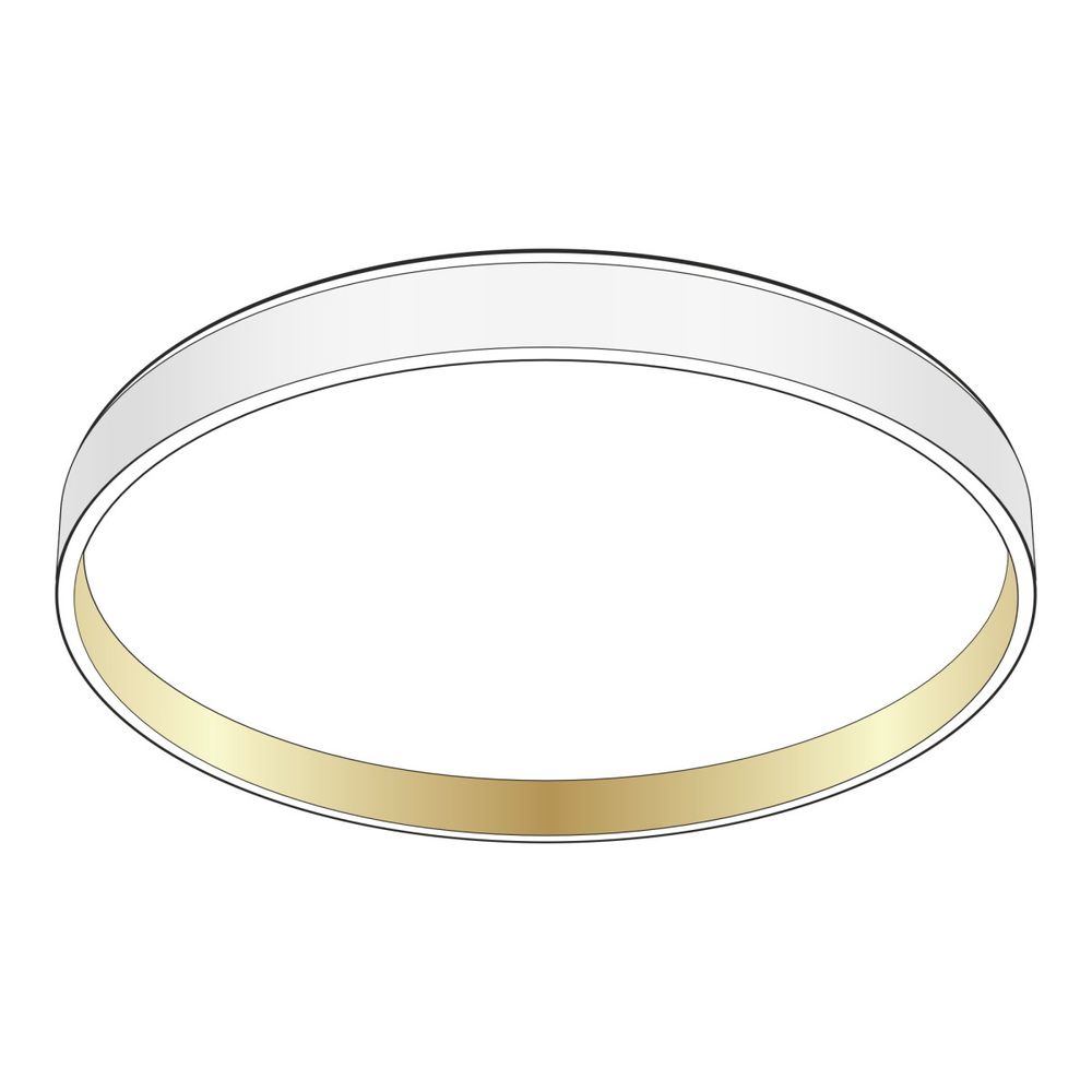 Citilux ENZO CL753450G LED RGB Светильник с пультом Белый + Золото