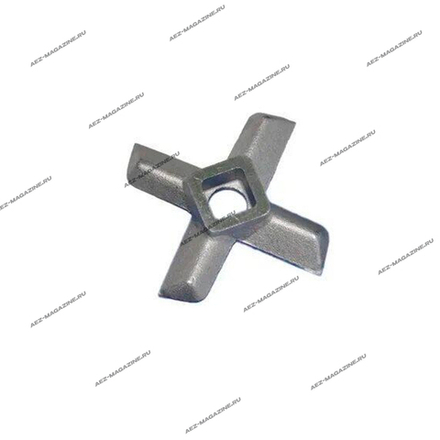 Нож для мясорубок универсальный посадочное-квадрат 9.5мм, размах 47мм, подх, для Philips. Polaris