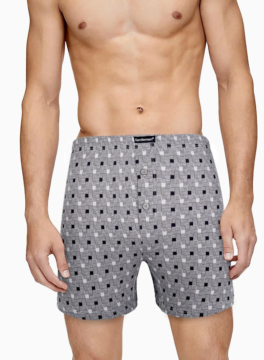 Классические мужские трусы свободного кроя (Размер: M) (Цвет: синий)