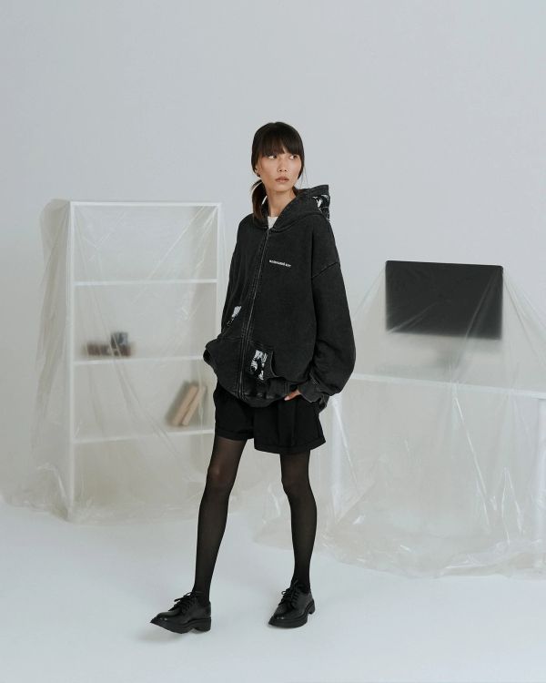 Худи Alekhine черное - фото 4