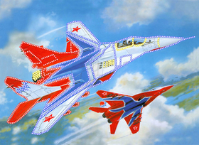 "Авиа шоу"-4164 ткань с нанесенным рисунком