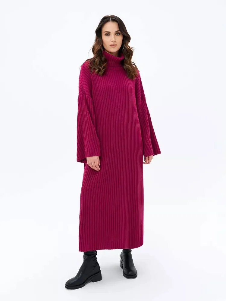 Платье шерстяное 7101100-3 Фабрика Моды