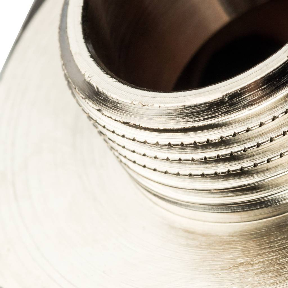 Ниппель STOUT переходной никелированный 1 1/2"x3/4" НР/НР