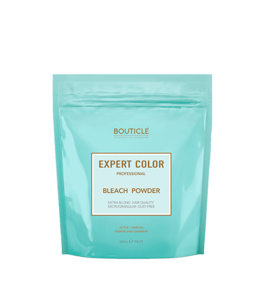 Обесцвечивающая пудра с кератином и кашемиром – «BOUTICLE Expert Color Powder Bleach»