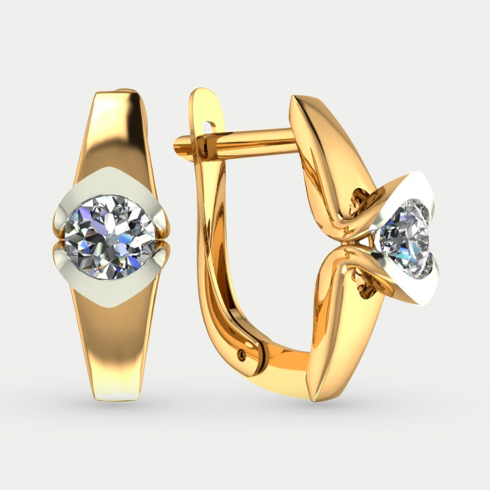 Серьги золотые