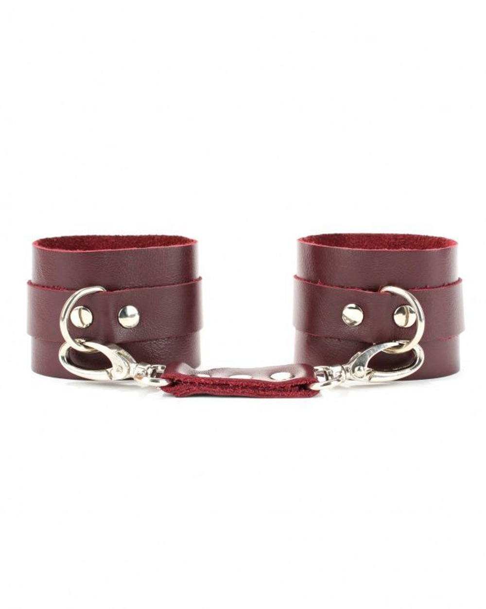 Бордовые наручники Maroon Handcuffs (Цвет: бордовый)