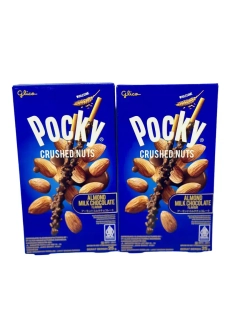Палочки Pocky в молочном шоколаде с миндальной крошкой