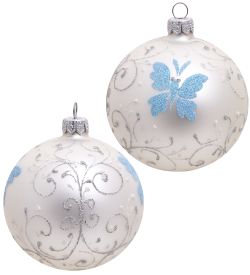 Элита НФШ-1273 Набор ел.украшений Шар 2шт «Маэстро» 80 мм