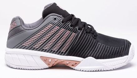 Женские Кроссовки теннисные K-Swiss Express Light 2 Women - black/steel gray/rose gold