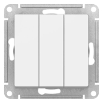ATLASDESIGN 3-клавишный ВЫКЛЮЧАТЕЛЬ, сх.1+1+1, 10АХ, механизм, ЛОТОС