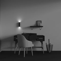 Светильник настенный Maytoni   C106WL-02-GU10-B