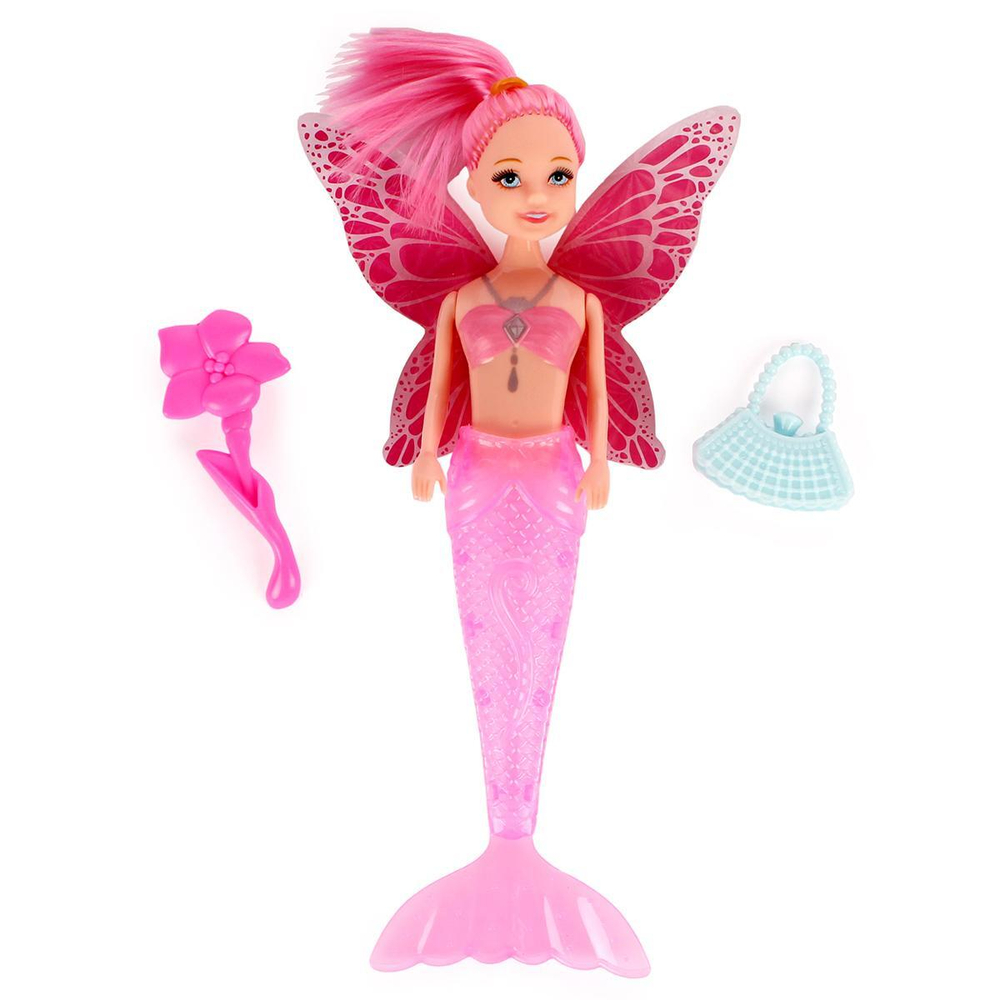 Кукла тип Модница Русалка с крыльями с аксесс. 24см, коробка 189-B8