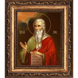 Илья Пророк Фесфитянин. Икона на холсте.