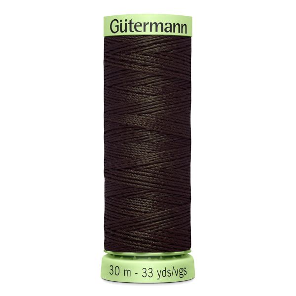 Нитки отделочные Gutermann Top Stitch 30 (30 метров), 5 кат. | 697 венге