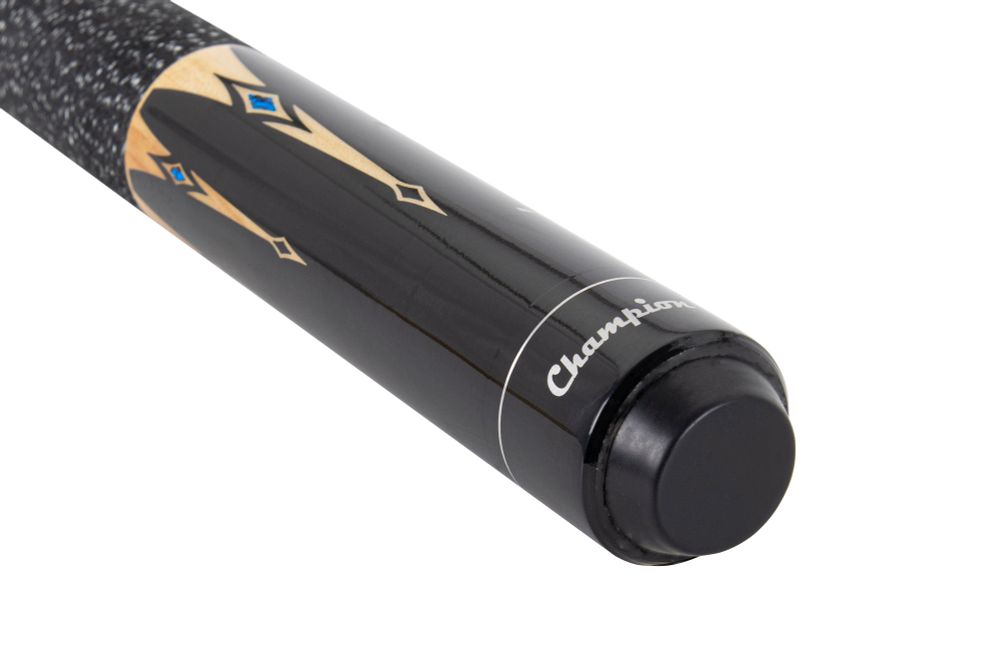 Кий для пула 2-pc "Classic Champion A-3" (черно-натуральный) с оплеткой ирландский лен