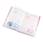 Блокнот в футляре, 14,5 см * 20,5 см, 7БЦ, Alingar, ламинация, замочек, вн.блок с дизайном, в линию, 45 л., "Медвежонок", бежевый