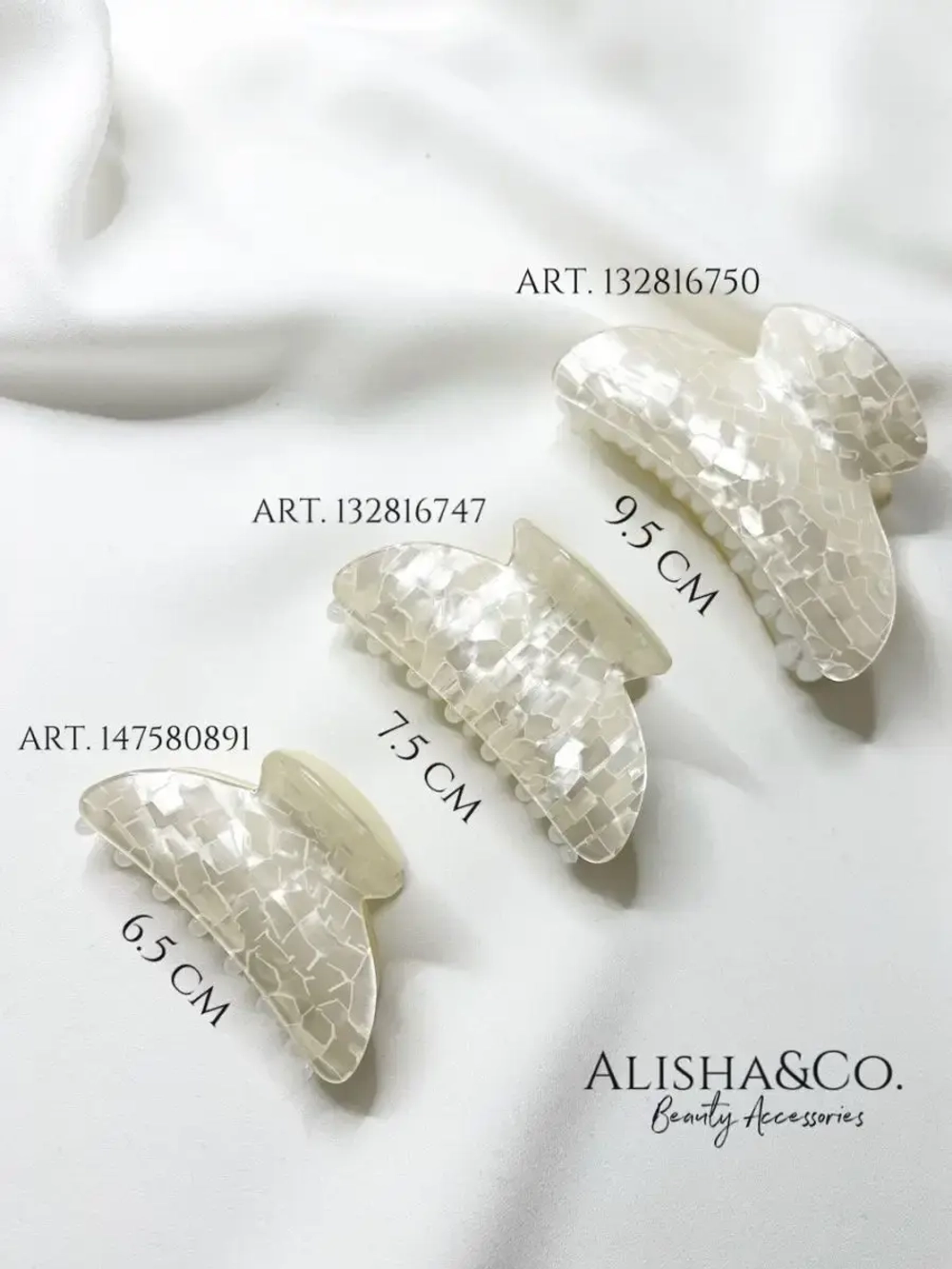 Аксессуар для волос Крабик маленький перламутр Pearl Shell