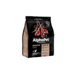 Сухой корм для взрослых кошек и котов с чувствительным пищеварением AlphaPet Superpremium с ягненком, 7 кг
