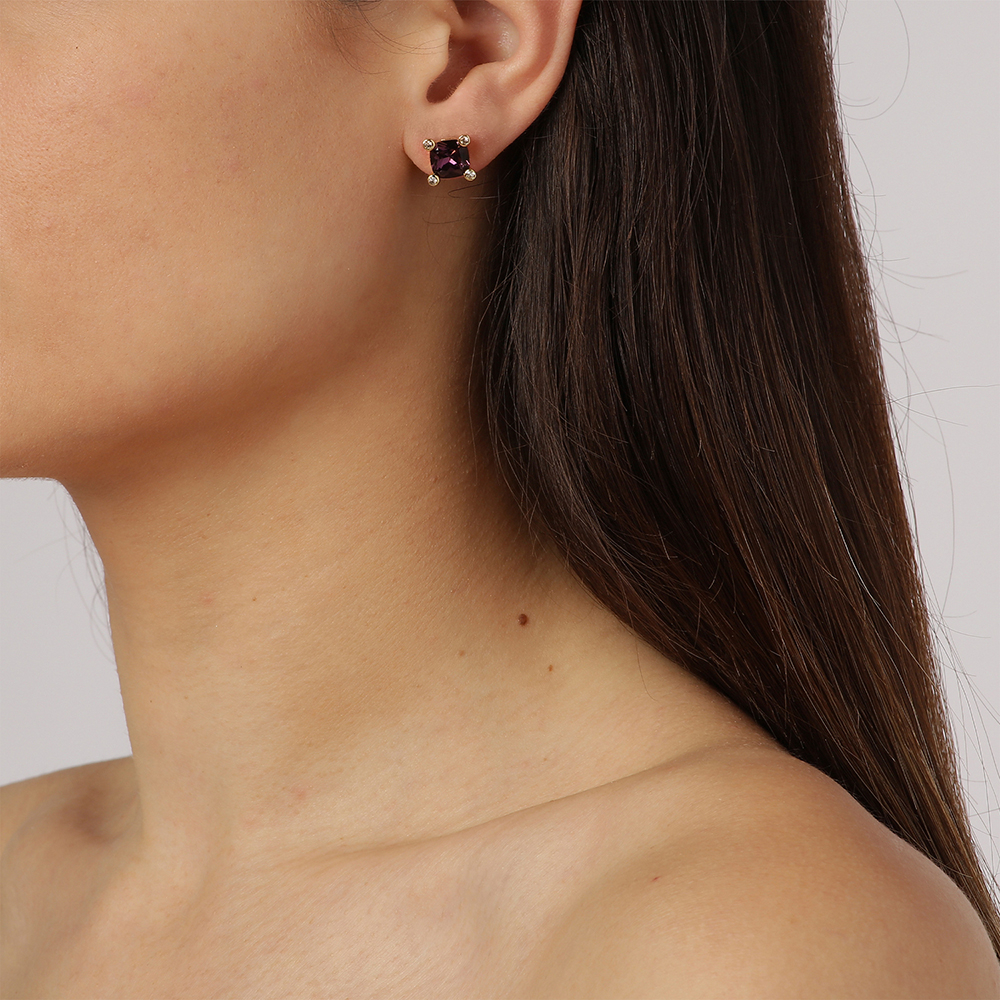 Серьги Dyrberg Kern CLARA SG PURPLE 390044