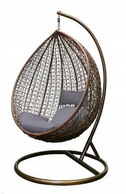 Кресло подвесное цвет коричневый