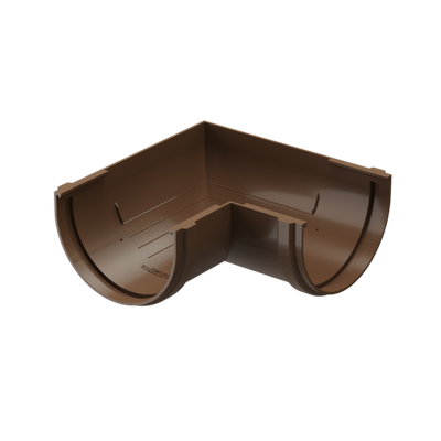 Универсальный угол желоба 90 Standard, светло-коричневый