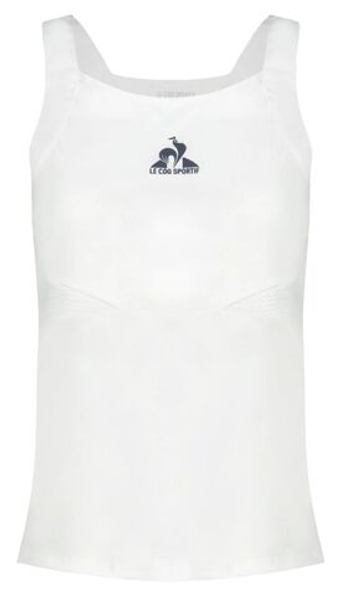 Женский топ теннисный Le Coq Sportif Tennis Pro 24 N°2 - белый
